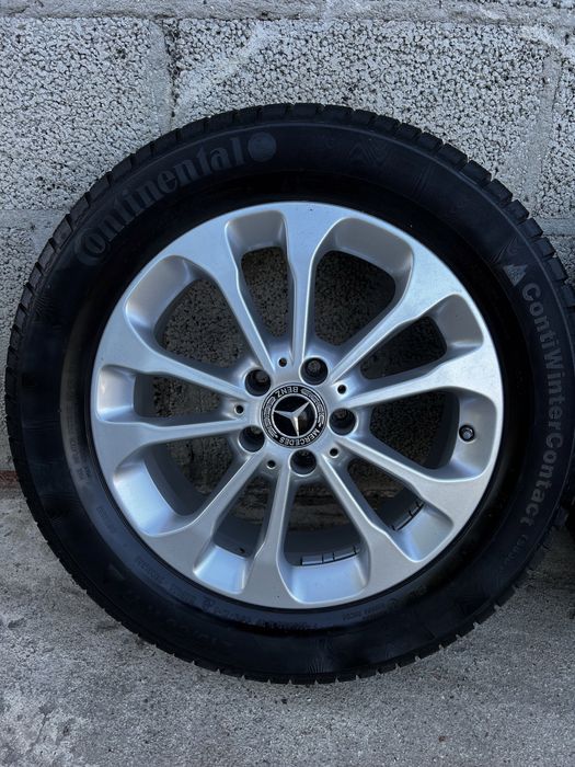 Alufelgi R17 5x112 Mercedes GLA GLB VW Tiguan opony zimowe 215/60/17