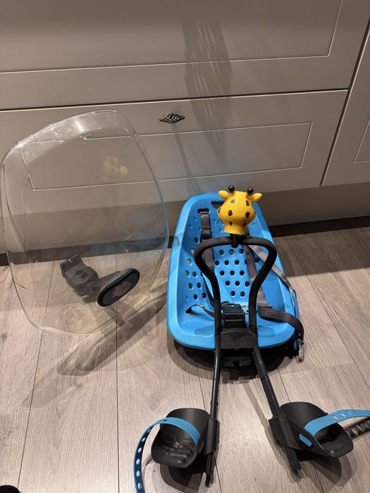 Fotelik rowerowy firmy yepp thule gmg na przod z szyba