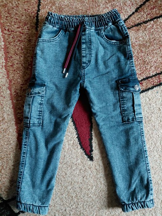 Дитячі зимові джинси на махрі, розмір 104-110, чудовий стан
