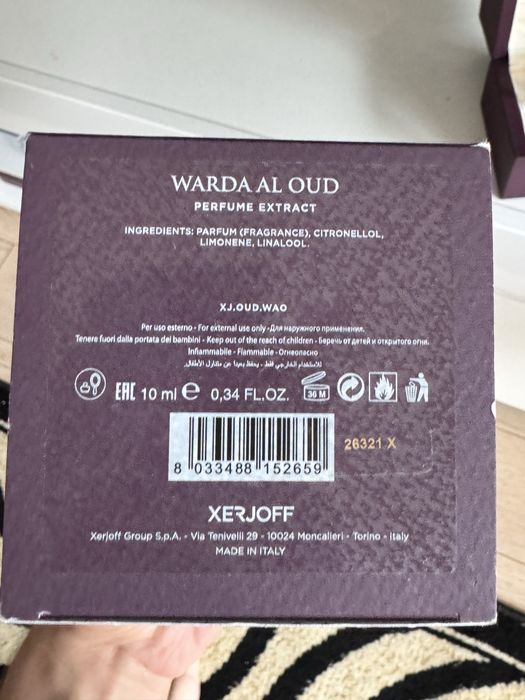 Xerjoff warda al oud