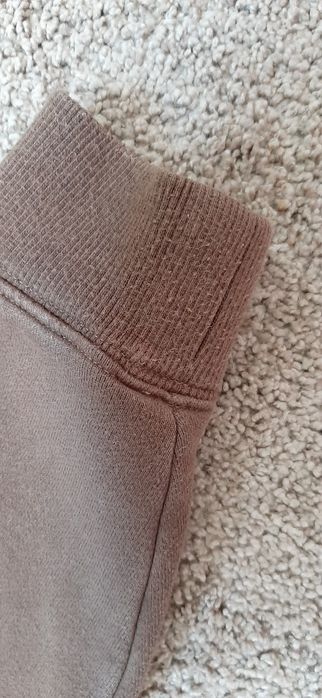 Bluza kangurka z kapturem dla chłopaka, 152 cm, brązowa, ciepła