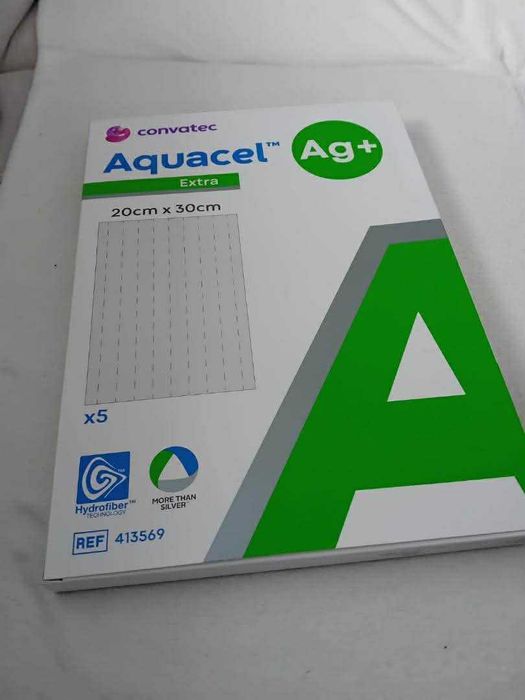 Aquacel Ag+ Extra 20x30 cm kompresy 10 szt