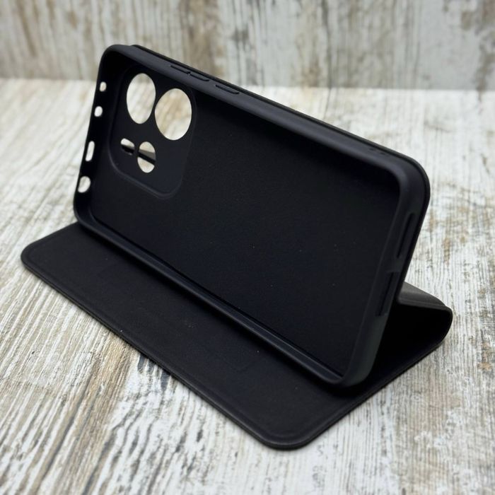 Чехол книжка Leather на Xiaomi Redmi Note 14 4G (Global) Чохол
