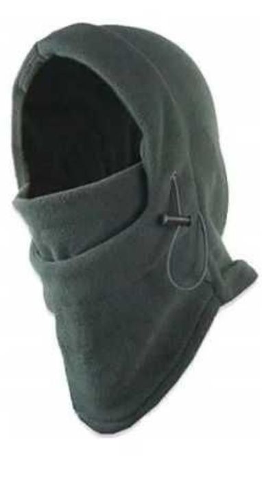 Polarowa Czapka maska kominiarka komin na narty