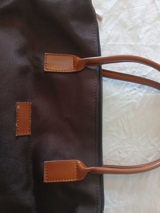 Mala shopper castanho escuro