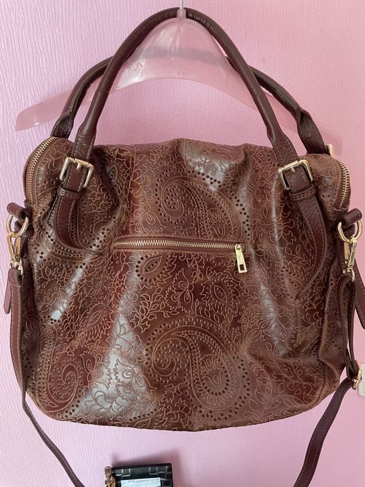 Кожаная сумка Италия Lucca Baldi