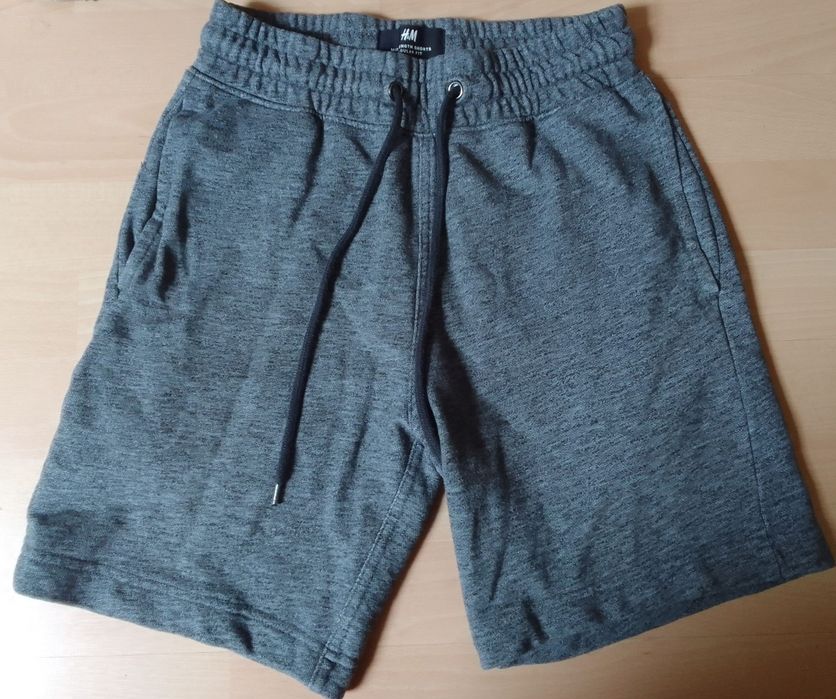 H&M spodenki dresowe szare 152/158 cm