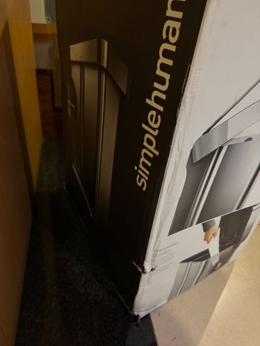 Balde 2 compartimentos SIMPLEHUMAN inox polido