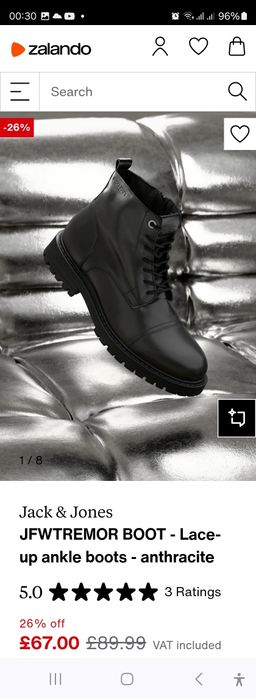 Ботинки чоловічі Jack&Jones