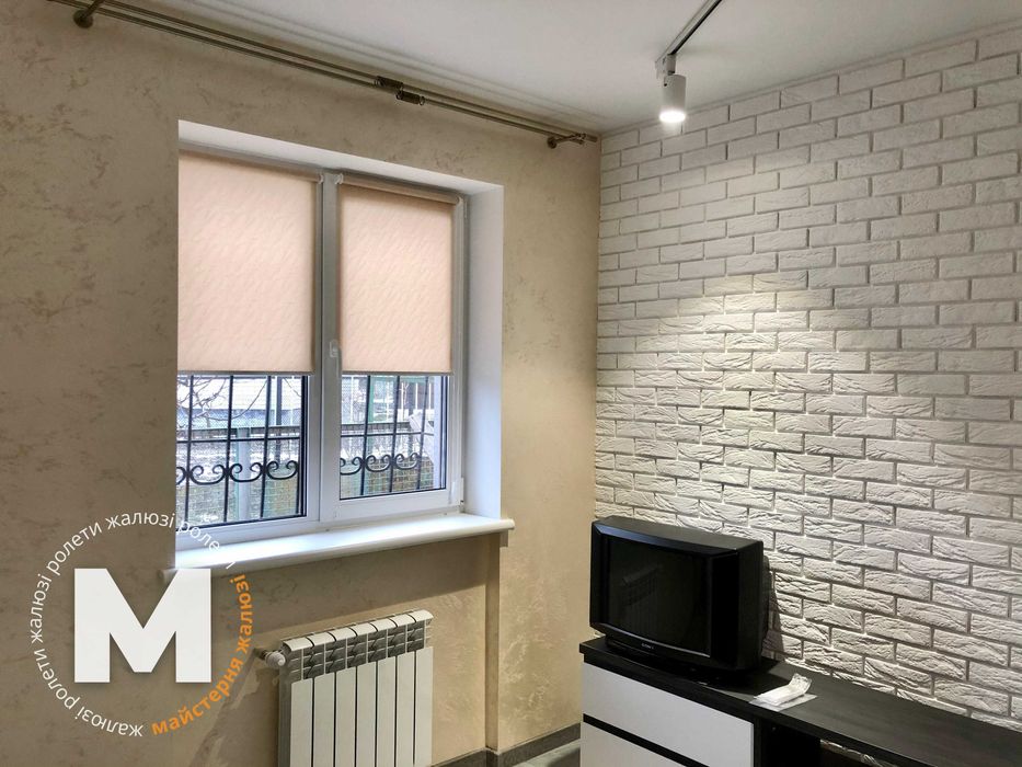 Рулонные шторы. Тканевые ролеты. Жалюзи день ночь — замер и установка