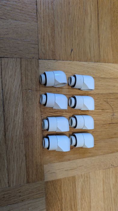 Złączki 90 stopni hard tube watercooling chłodzenie wodne