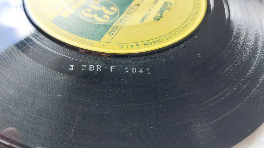 Single João Gilberto edição Argentina 1961