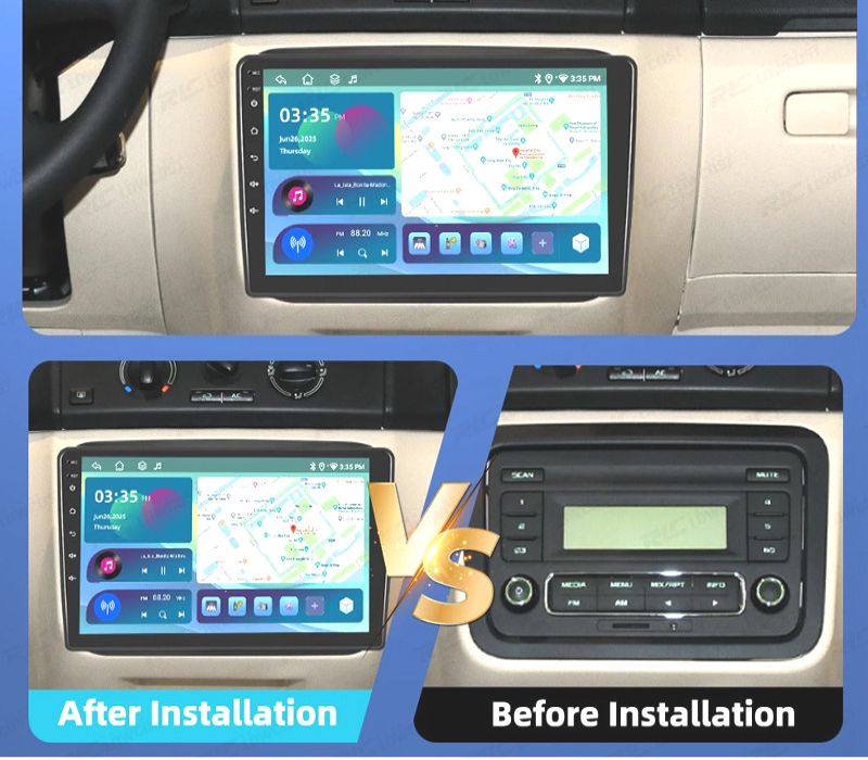 RÁDIO GPS ANDROID 13 SKODA FABIA 07-14