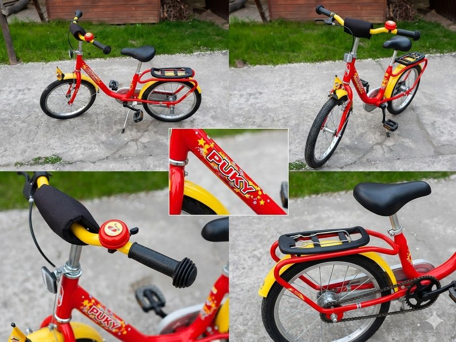 Solidny Rower Dziecięcy PUKY 18 cali | Stan Bardzo Dobry | Bezpieczny