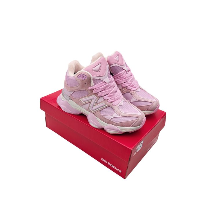 Жіночі зимові Кросівки New Balance 9060 рожеві розміри 36-41