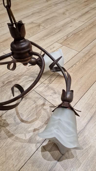 Żyrandol, lampa, żarówki E14