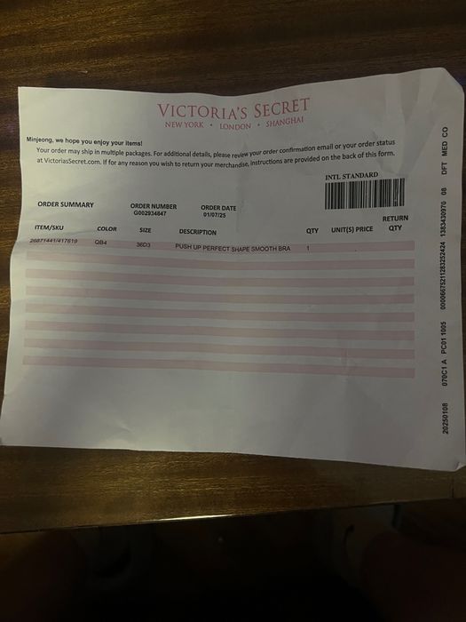 Nowy biustonosz Victoria’s Secret Push Up Bra 36D