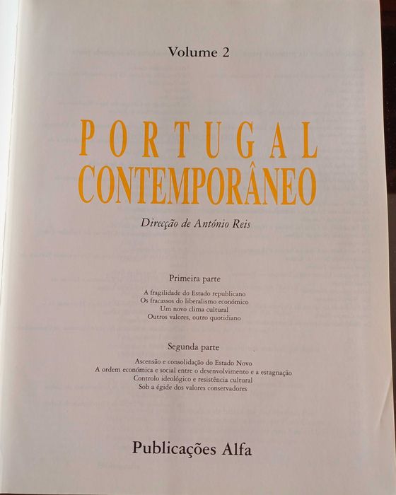António Reis - Portugal Contemporâneo (3 Tomos, 6 Volumes)