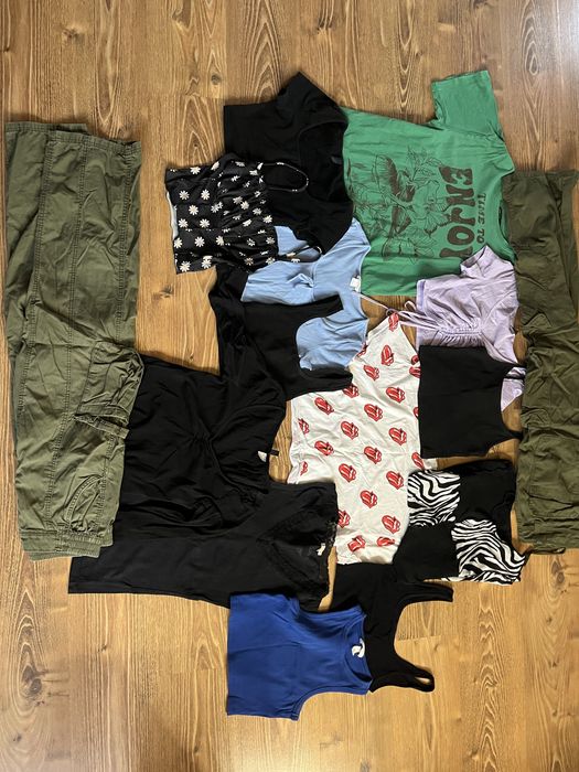 zestaw 15 ubrań w rozmiarze S