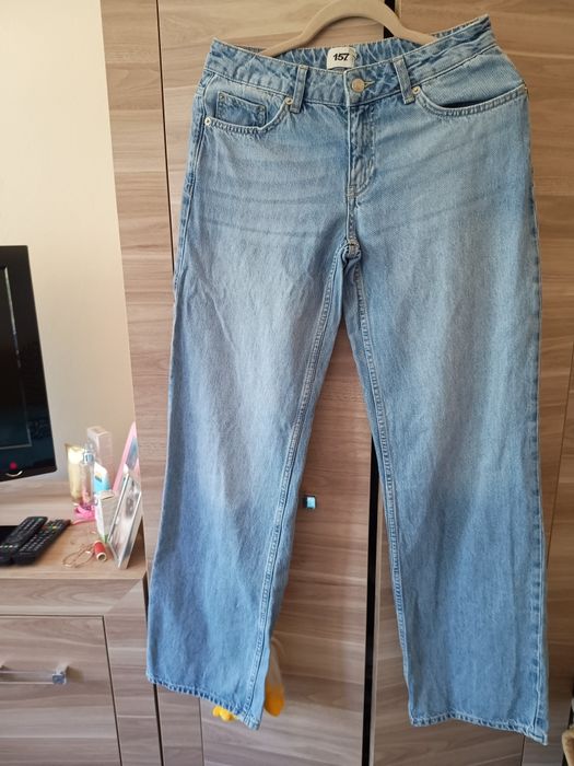 Spodnie szerokie z wysokim stanem