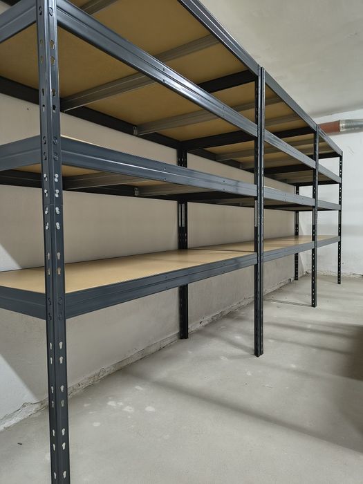 Regał Magazynowy, Warsztatowy, Garażowy 180x150x60 cm 4P/400 kg Grafit