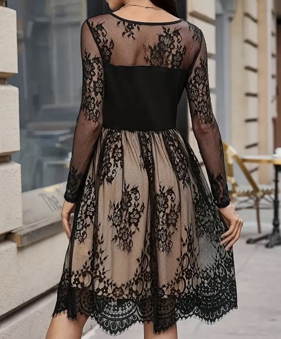 Piekna sukienka z koronka