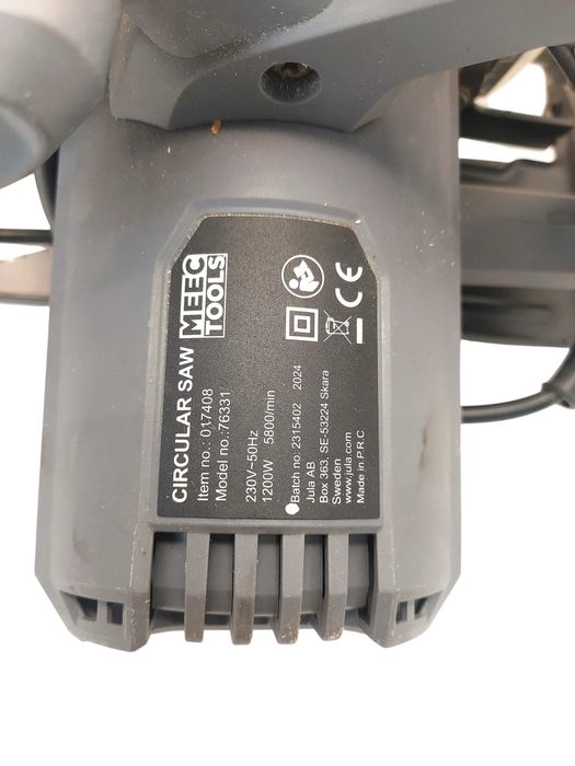 Piła tarczowa Meec Tools 1200 W 20 mm