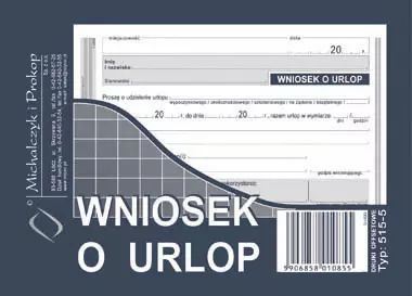 Wniosek O Urlop A6. Nowy Produkt