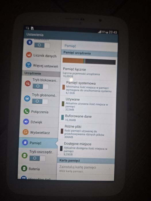 Tablet Samsung GALAXY GT-N5100