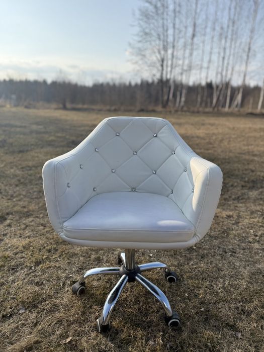 Fotel Biały z DOWOZEM!