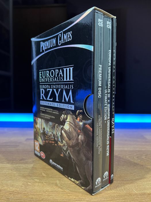 Europa Universalis III 3 + Rzym (PC PL 2009) wydanie Premium Games