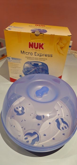 Esterilizador de biberões NUK para microondas