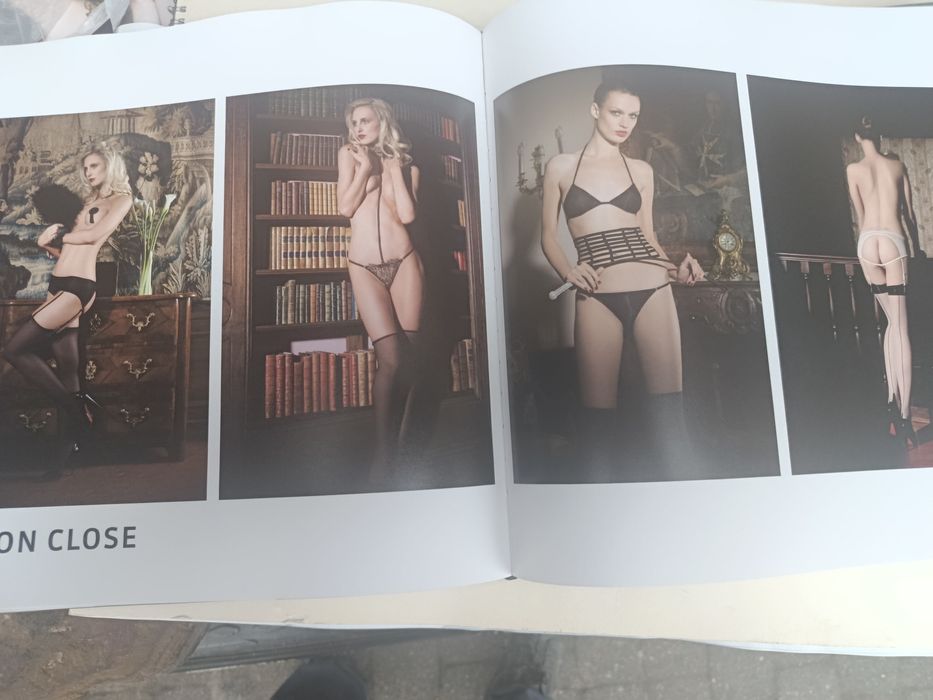 Książka - "Dessous "- moda  bielizna  , stroje , erotyka