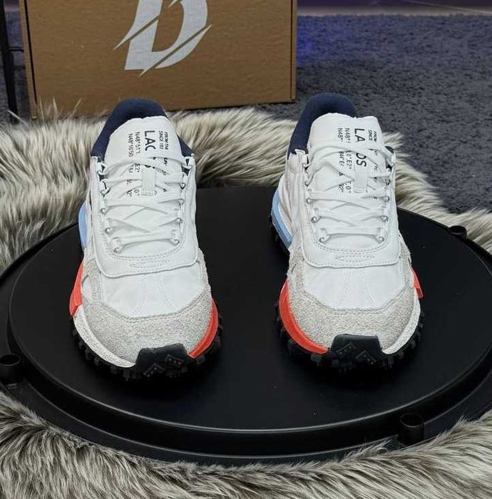 Кроссовки мужские Лакост белые демисезонные Lacoste