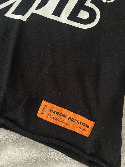 Heron preston топ футболка