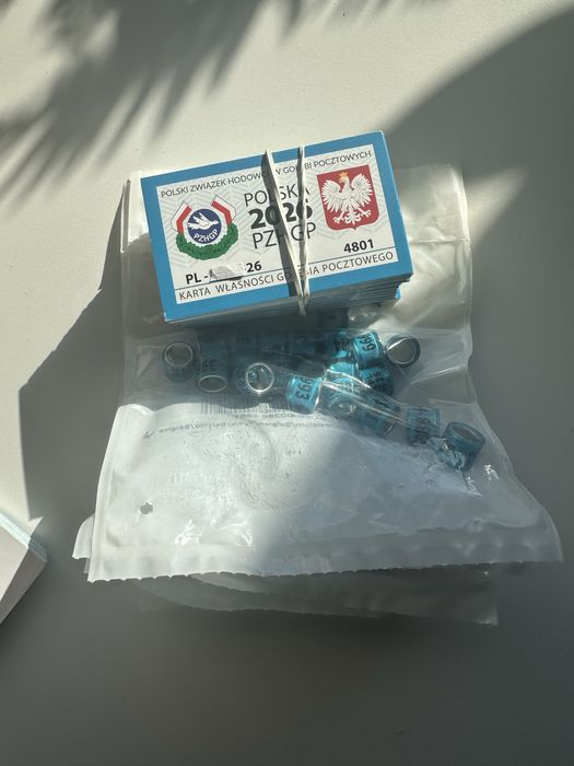 Obrączki gołębi pocztowych 2026