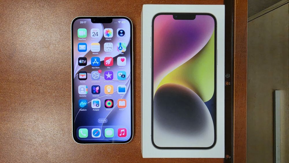 iPhone 14 Plus 256GB biały, stan bdb