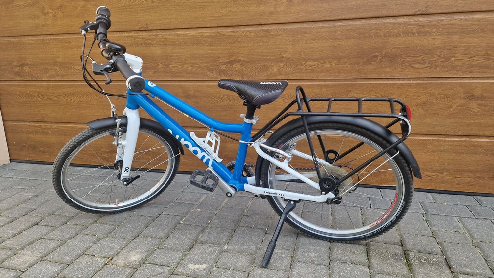 rower rowerek dziecięcy 20 woom 4 niebieski dodatki
