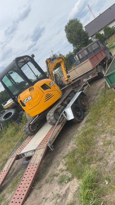 Prace ziemne Transport Wykopy koparka gąsienicowa koparko-ładowarka