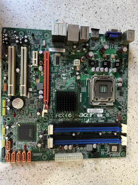 Материнская плата Acer G43T-AM3 v1.1 (LGA775, DDR3, microATX)