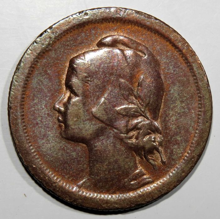 Moeda Republica Portuguesa - 10 Centavos 1930 Bom MBC "Escassa"