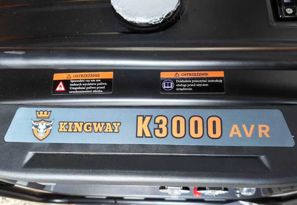 Генератор Kingway AVR 3 кВт мідна обмотка однофазний Польща бензин