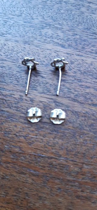 Brincos em prata círculo torcido