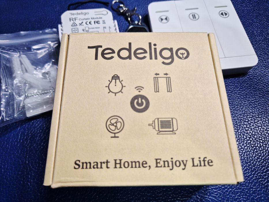 Podłączany moduł rolety, WiFi z przełącznikiem zdalnego RF 433 Mhz