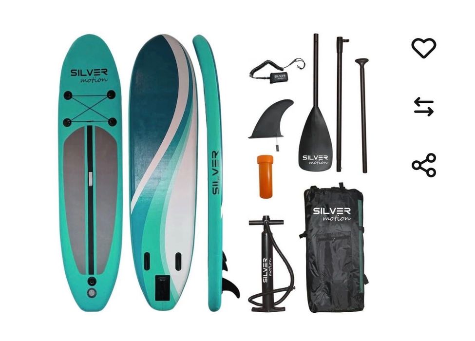 Prancha Stand Up Paddle SILVER Motion Verde Água