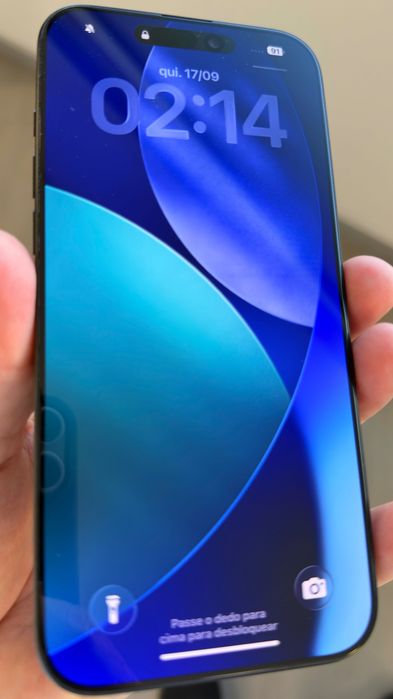 Apple iPhone 16 Pro Max (256 GB) - Titânio Black  Excelente estado, sem riscos ou marcas,  308 ciclos 91% capacidade total