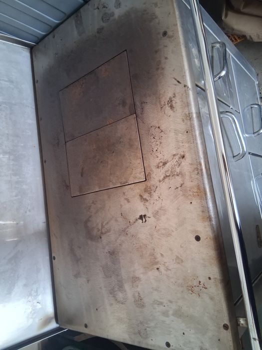 Fogão/forno  a lenha inox