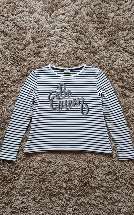 Стильный Лонгслив / Кофта "Acoola" 9–11 лет | Пайетки | Спинка-обманка