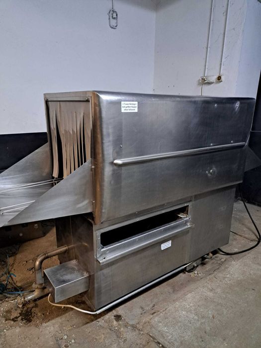 Myjnia,myjka tunelowa do pojemników E2, elektryczna 230 cm NIERDZEWNA