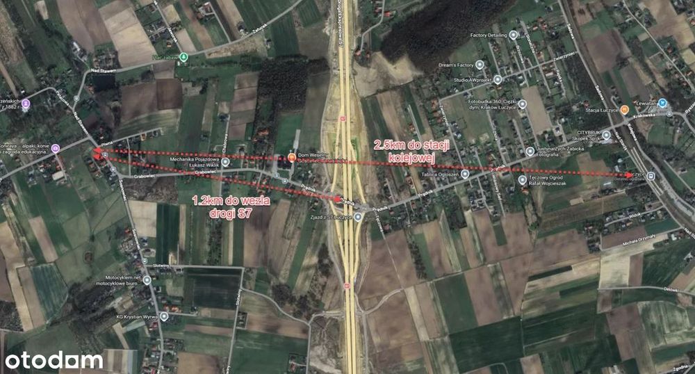 Sieborowice - blisko Kraków 1363 m² + 1/12 drogi - Widok 4